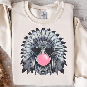 Raider Pink Sunglasses and blowing bubble Sublimation Design, PNG Image Sublimation for T-shirt Sweatshirt Mug.. Digital Download
