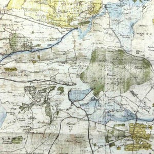 World Map fabric, sewing fabric, quilting, city map, country map, 100% cotton