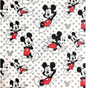 Licensed Disney Mickey Mouse Fabric 100% Cotton Fabric, Sewing, quilting fabric, fabric for kids, children&#39;s fabric, Disney fabric