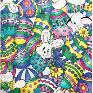 Spring Fling, Easter Fabric, Easter chicks, Easter bunny, sewing, quilting, holiday fabric, Jelly Bean Junction