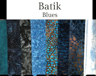 Batik Blues, Sewing, quilting fabric, Cotton Fabric, Blue Batik, Batik, Batik dots, circles, geometric batik, teal batik