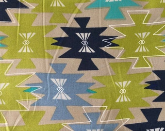 Azteekse stof 100% katoenen stof op maat gesneden, naai-, quiltstof, Desert Song, Moda Fabric, Santa Fe, zuidwestelijke stof