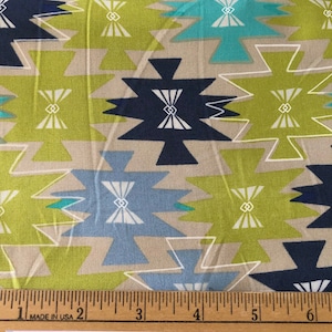 Aztec Fabric 100% Cotton Fabric by the Yard, sewing, quilting fabric, Desert Song, Moda Fabric, Santa Fe, southwestern fabric