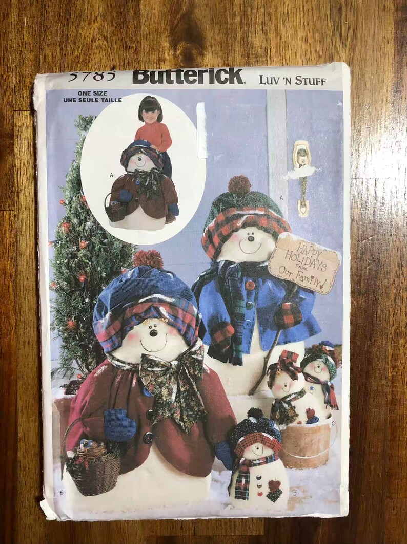 Raggedy Ann Doll Pattern, Giant Snowman Pattern, Sewing Patterns ...