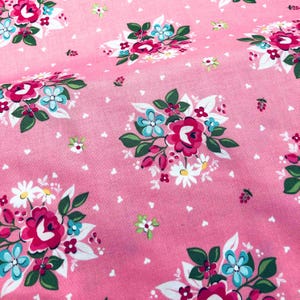 Riley Blake Rhapsody, 100% Cotton, Sewing, quilting, pink floral fabric, C8410, Sedef Imer