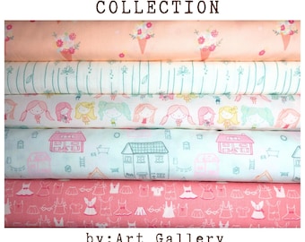 Daydream Collection, Art Gallery Fabric, 100% Cotton Fabric, sewing fabric, quilting, children's fabric, fabric for girls
