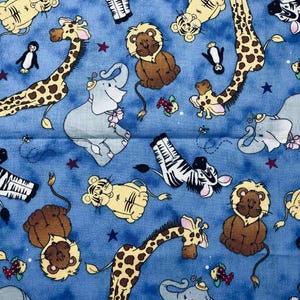 Noah&#39;s Ark Animals, CountingTwo by Two, 100%Cotton Fabric, Sewing, quilting fabric, Fabric Traditions, Patty Reed, zoo animals