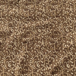 Tan swirl, blender fabric, cocoa brown fabric, Sewing, quilting fabric, 100% Cotton Fabric, swirl fabric