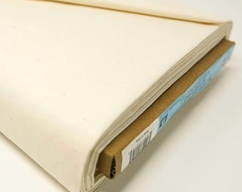 Wide Unbleached Muslin Fabric 100% Cotton, 90" Wide Muslin, Sewing, Roc-lon