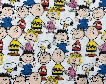 Licensed Peanuts Fabric, 100% Cotton, Peanuts Packed Line, quilting fabric, Sewing, Springs Creative, Snoopy, Woodstock, Linus