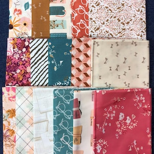 16 Piece FQ Bundle Bookish Collection by Art Gallery Fabrics, 100% Cotton, sewing, quilting, reading, book lover, Fat Quarter