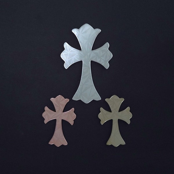 Chrome Hearts Style Wall Art / Decor - Cross / 3d Printed / Gothic and Baroque Style Wall Hanging Interior Design