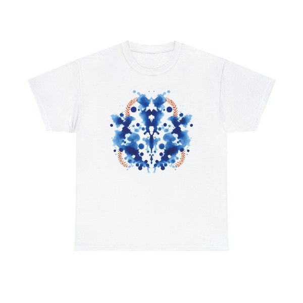 Must Have! Unique Baseball Art Inkblot T-shirt