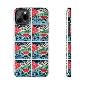 Vattenmelon Resist Palestine iPhone-skal - Freedom River Flag Mobiltelefonskydd - Palestinskt stöd PLM - Palestinsk gåva