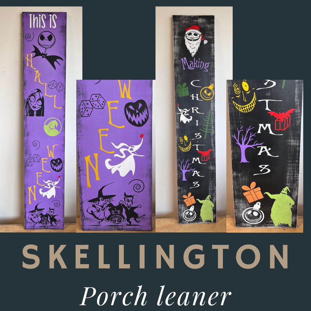 Jack Skellington Porch Leaner Etsy
