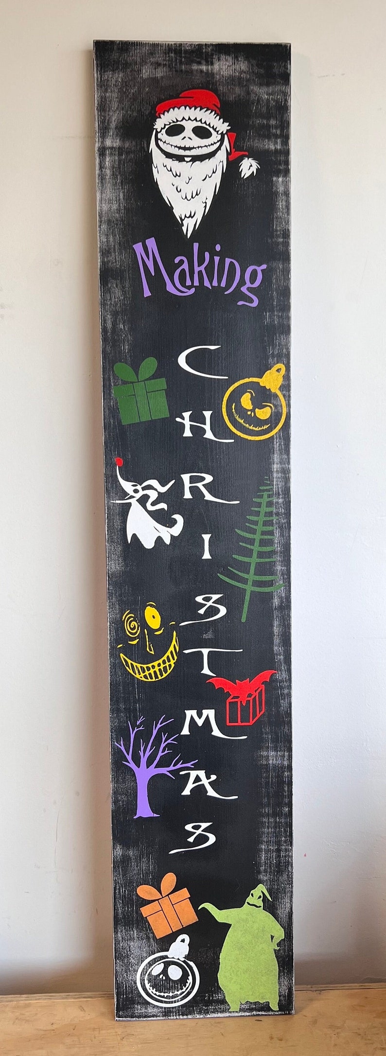 Jack Skellington Porch Leaner Etsy