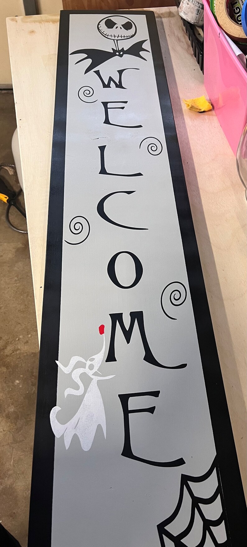 Jack Skellington Porch Leaner Etsy