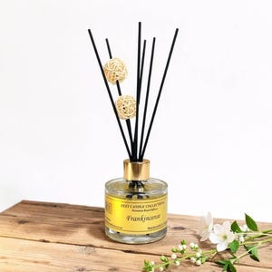 Frankincense Reed Diffuser | Natural Rattan Reeds | Sacred Meditation Scent | Luxury Home Fragrance