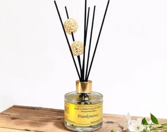 Frankincense Reed Diffuser | Natural Rattan Reeds | Sacred Meditation Scent | Luxury Home Fragrance