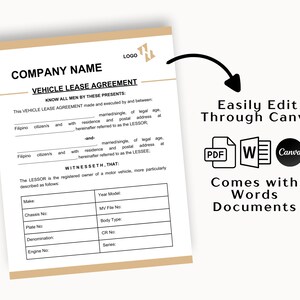 Vehicle Agreement, Car Rental Agreement, Legal Documents, Rental Agreement, Service Invoice, Car Rental Template, Vehicle Contract, Bill of Sale, Vehicle Lease, Rental Car Contract, Turo Spreadsheet, Landlord Forms, Canva Pro