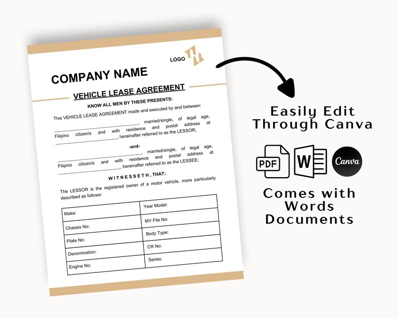Vehicle Agreement, Car Rental Agreement, Legal Documents, Rental Agreement, Service Invoice, Car Rental Template, Vehicle Contract, Bill of Sale, Vehicle Lease, Rental Car Contract, Turo Spreadsheet, Landlord Forms, Canva Pro