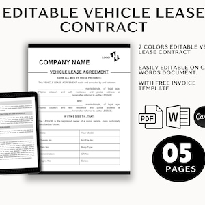 Vehicle Agreement, Car Rental Agreement, Legal Documents, Rental Agreement, Service Invoice, Car Rental Template, Vehicle Contract, Bill of Sale, Vehicle Lease, Rental Car Contract, Turo Spreadsheet, Landlord Forms, Canva Pro