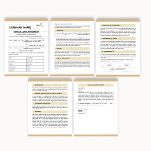 Vehicle Agreement, Car Rental Agreement, Legal Documents, Rental Agreement, Service Invoice, Car Rental Template, Vehicle Contract, Bill of Sale, Vehicle Lease, Rental Car Contract, Turo Spreadsheet, Landlord Forms, Canva Pro