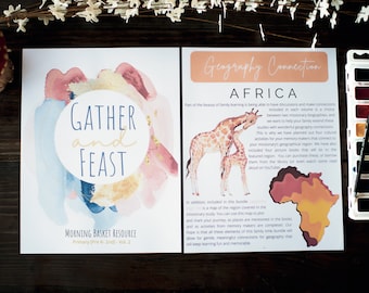 Gather & Feast Vol. 2, curriculum, morning menu, elementary, Charlotte Mason, education, homeschool, morning basket, family time, tea time