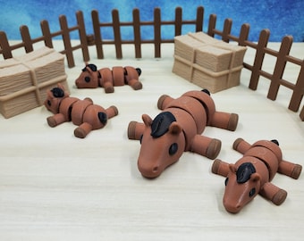 Caballo/poni articulado impreso en 3D