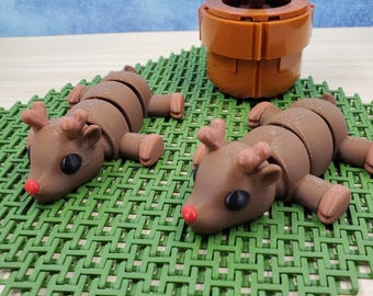 3D Printed Articulating Deer / Reindeer