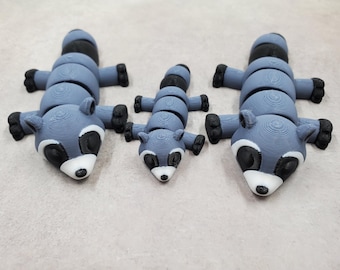 3D Printed Articulating Racoon / Trash Panda