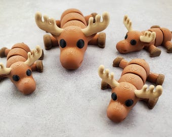 3D Printed Articulating Moose Fidget Toy