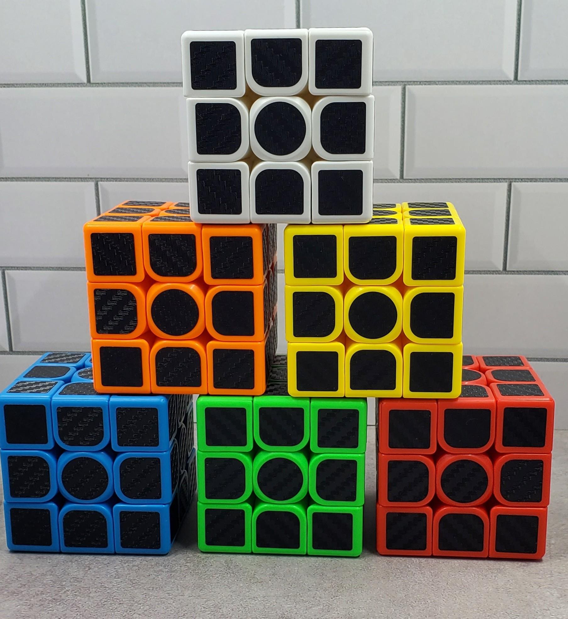 【Cybe】Cybe Custom Madeキュー Carbon Fiber 3x3 Speed Cube: Textured Fidget Toy - Etsy
