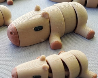 3D Printed Articulating Capybara