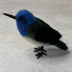Needle Felted White-necked Jacobin Hummingbird