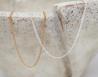 14k Gold Filled/Sterling Silver Noni Chain by the Foot