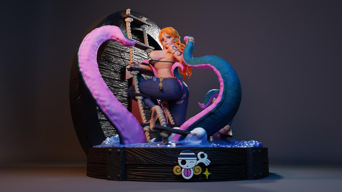 NSFW SFW Nami Nsfw Stl Figure Statue Figure 3d Printer 3d Paint 3d nsfw-sfw-nami-nsfw-stl-figure-statue-figure-3d-printer-3d-paint-3d