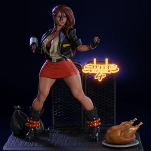 NSFW SFW - Blaze Streets sfw nsfw stl figure Statue Figure 3d printer 3d paint 3d model stl files Digital print file Adult STL