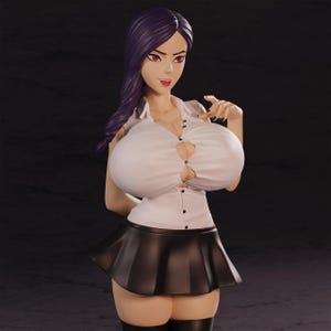 NSFW SFW - Polybits nsfw stl figure Statue Figure 3d printer 3d paint 3d model stl files Digital print file Adult STL