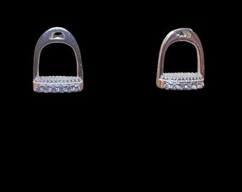 Equestrian English Stirrup Earrings