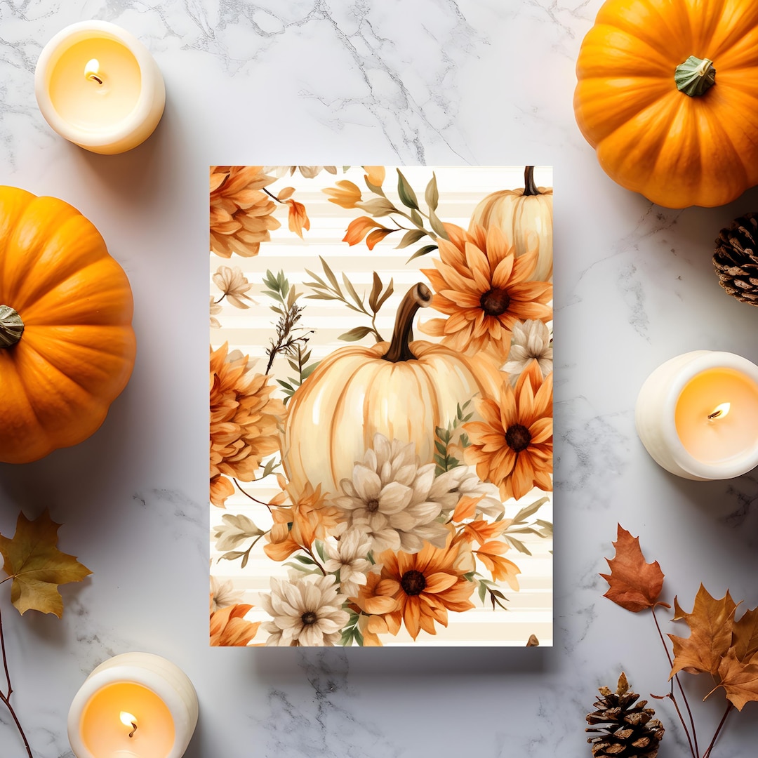 Autumn Note Card Set | Fall Stationery - Etsy