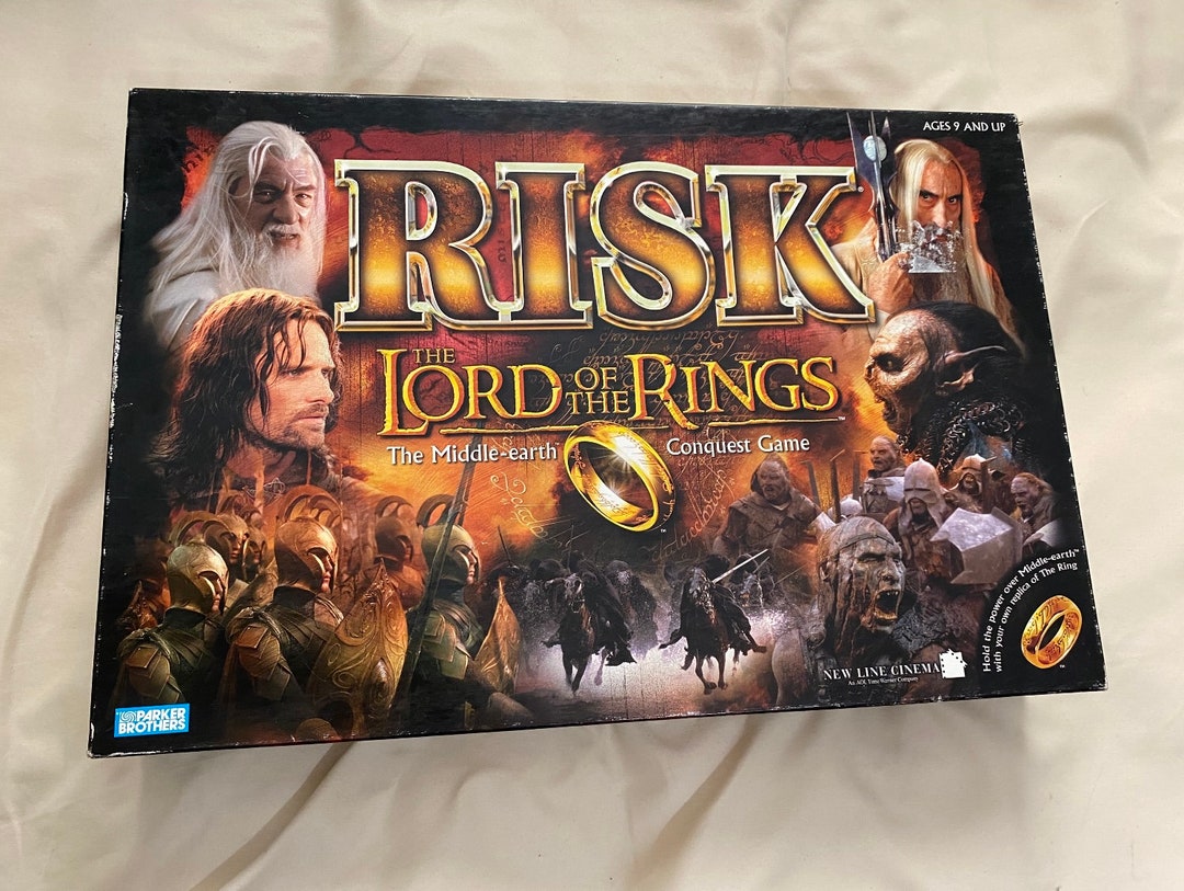 Risk Lord of the Rings Trilogy Board Game VINTAGE COLLECTIBLE Etsy