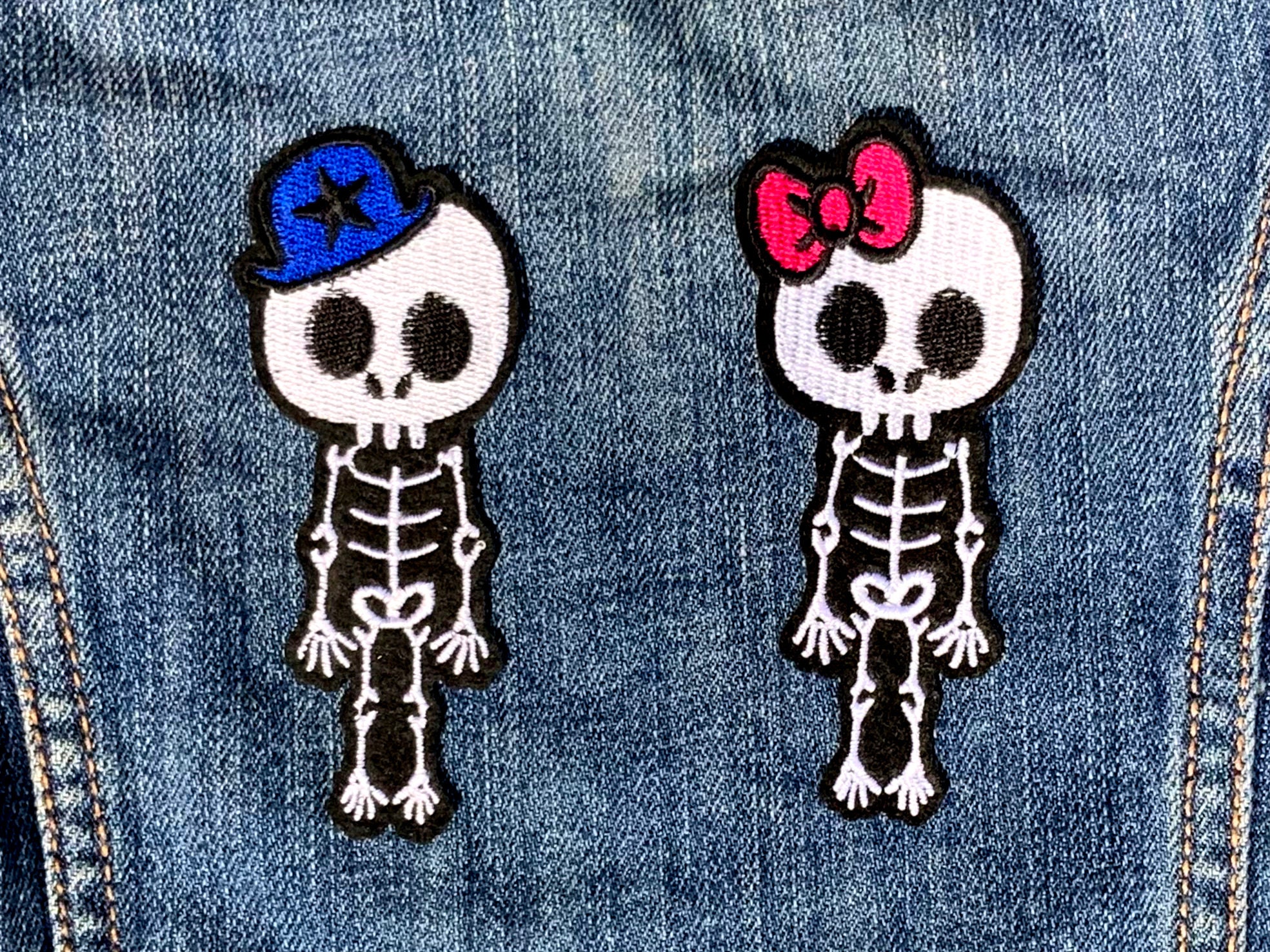 Punk Rock Flower Skull Skeleton Padded Patches Clothing Ornaments Sewing  Supplies Sew On Patches For Jackets Bags - Buy Punk Rock Flower Skull  Skeleton Padded Patches Clothing Ornaments Sewing Supplies Sew On