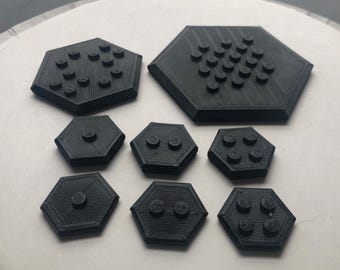 3D Printed Tabletop RPG TTRPG Miniature Base Compatible With Lego Minifigures