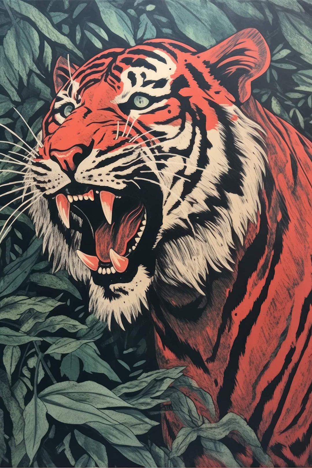 Museumgrade Paper Matte Poster Rustic Roar Made in the US Wall Art