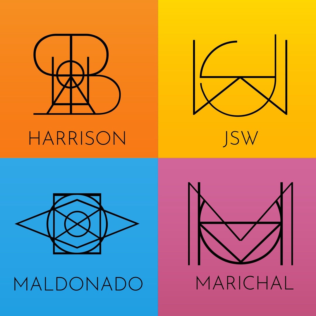 Name Logo Name Logo SVG Custom Name Logo Design Minimalist Logo 