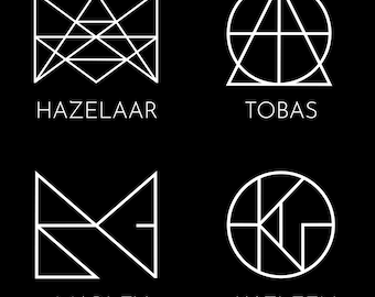 Custom Minimalist Name Logo Design: Personalized Tattoo Logo