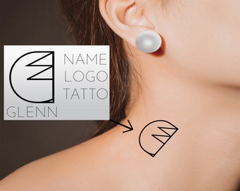 Design del tatuaggio, design del logo con nome personalizzato, design del logo del tatuaggio, logo con nome personalizzato, logo Instagram, logo digitale, logo pronto