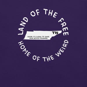 Camiseta del estado de Tennessee, camiseta con el mapa de Tennessee, camiseta con leyes estatales raras, camiseta con gráficos de Tennessee, camiseta con ciudades de Tennessee, camiseta ingeniosa