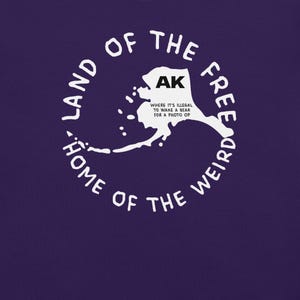 Camiseta del estado de Alaska, camiseta con el mapa de Alaska, camiseta con leyes estatales raras, camiseta con gráficos de Alaska, camiseta con ciudades de Alaska, camiseta ingeniosa, camiseta con estados de EE. UU.